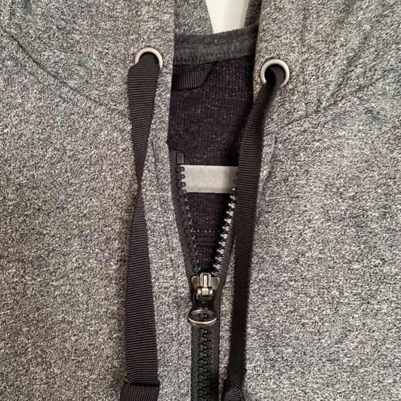 Lululemon Split Hoodie Heathered Speckled Black Size 6 - Picture 10 of 13